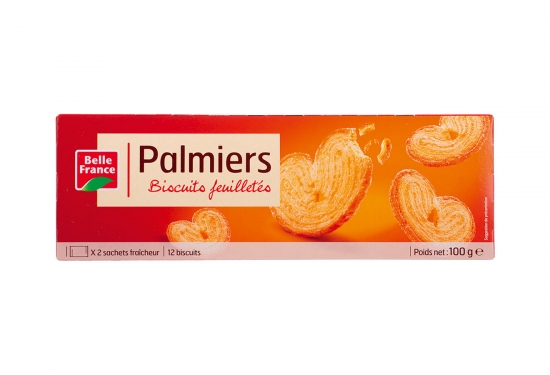 Lot de 4 paquets de palmiers feuilletés