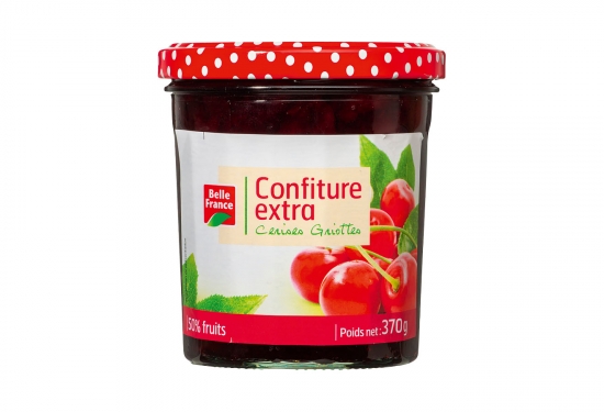 Confiture extra de cerises griottes