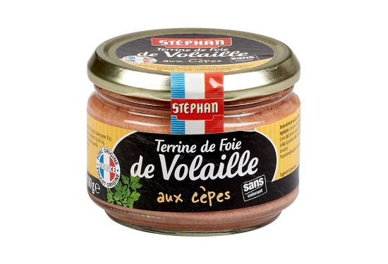 Terrine de foie de volaille aux cèpes