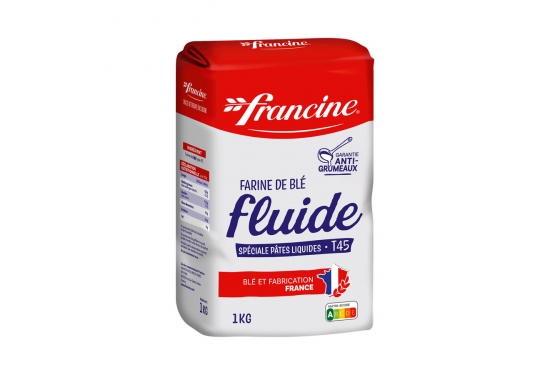 Farine de blé fluide