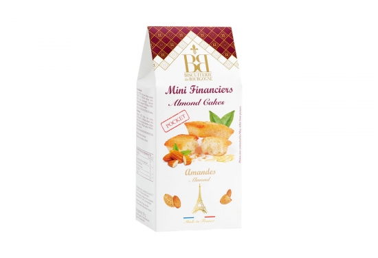 Mini financiers pur beurre saveur amande