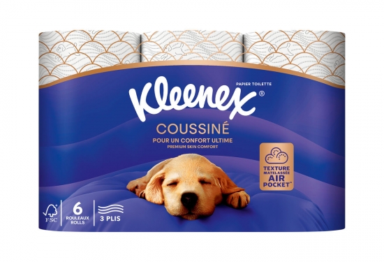 6 rouleaux de papier toilette Coussiné