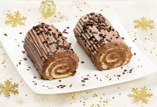 2 Bûchettes pâtissières crème au beurre chocolat