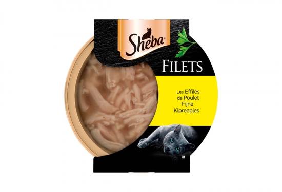 Sheba filets "les éffilés de poulet"