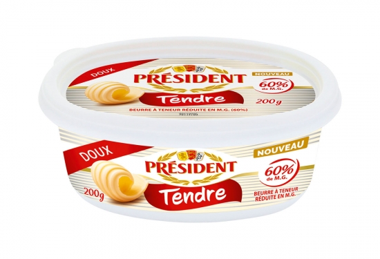 Beurre tendre doux 60% MG