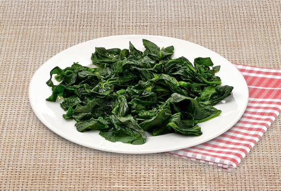 Epinards feuilles préservées