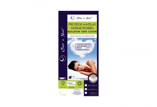 Protège-matelas absorbant antiacariens