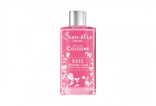 Eau de Cologne Rose, géranium, ylang