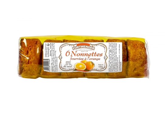 6 Nonnettes au miel fourrées à l'orange