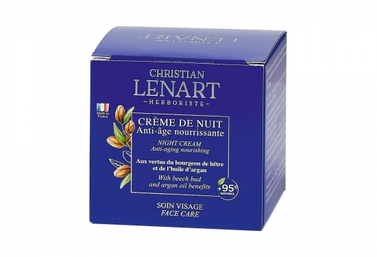 Crème de nuit anti-âge nourrissante