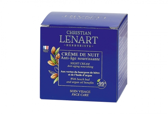 Crème de nuit anti âge nourrissante