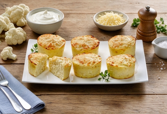 6 Mini-gratins de choux-fleurs