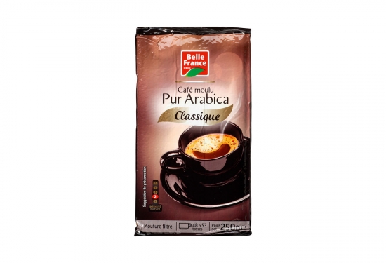 Café moulu pur arabica