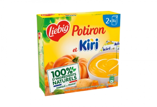 Soupe potiron et Kiri