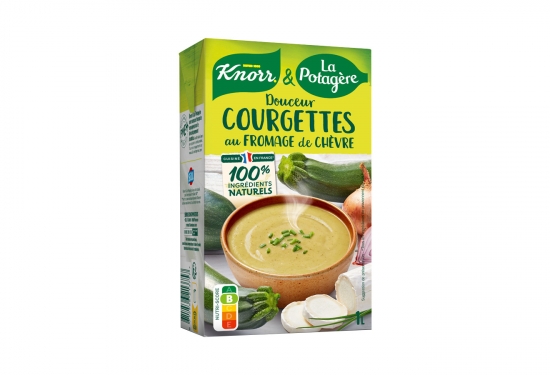 Douceur de courgettes au fromage de chèvre