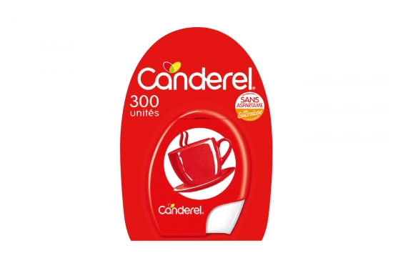 Distributeur 300 sucrettes d'édulcorant Canderel 100% sucralose