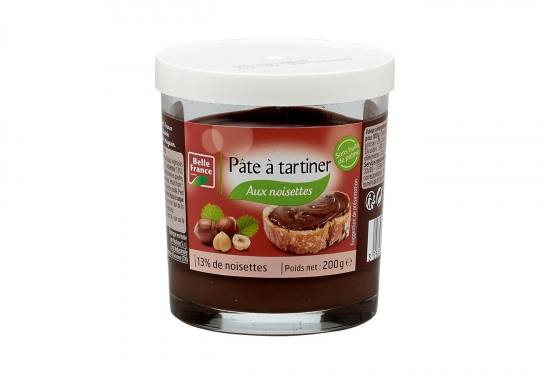 Pâte à tartiner  sans huile de palme, 13% de noisettes