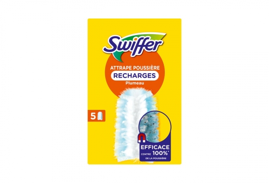 5 recharges pour plumeau attrape-poussières