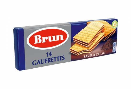 14 gaufrettes saveur cacao