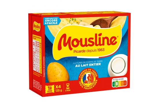 Purée Mousline au lait entier
