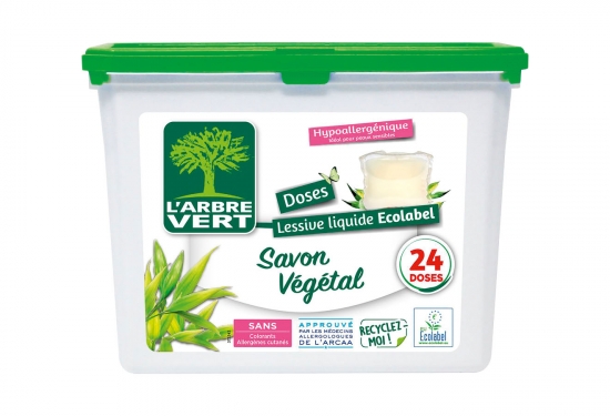 Lessive en dose au savon végétal