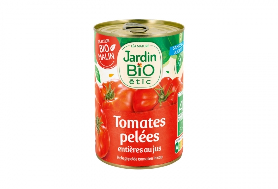 Tomates pelées entières au jus