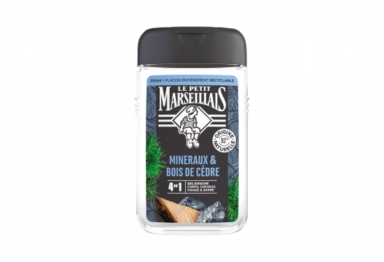 Gel douche homme minéraux & bois de cèdre