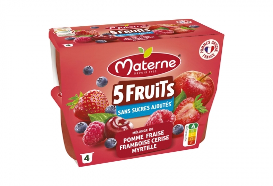5 fruits rouges