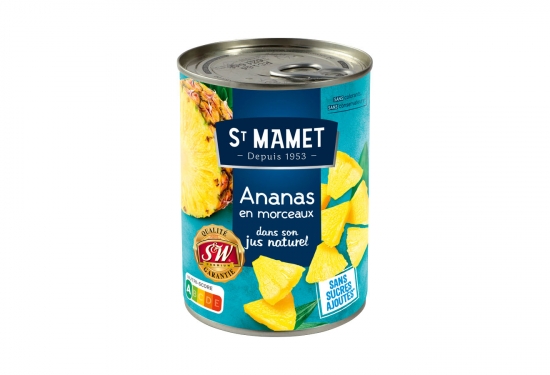 3/4 Ananas morceaux