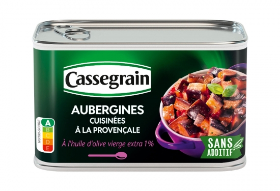 1/2 Aubergines cuisinées à la Provençale