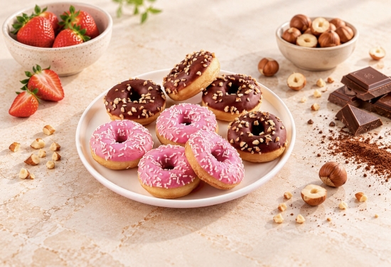 Duo mini-donuts fourrés