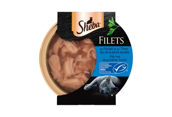 Sheba filets au poulet et au thon