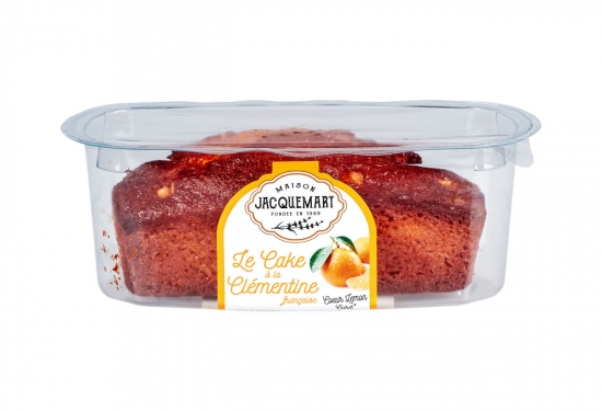 Cake à la clémentine française, coeur lemon curd