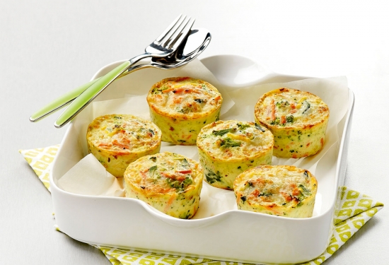 6 Mini-gratins aux légumes du jardin