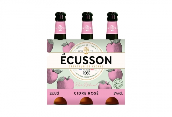 Cidre rosé naturel 3°