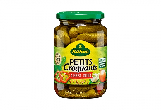 Cornichons aigres-doux Petits Croquants