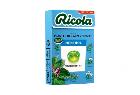 Ricola menthol sans sucres à la stévia