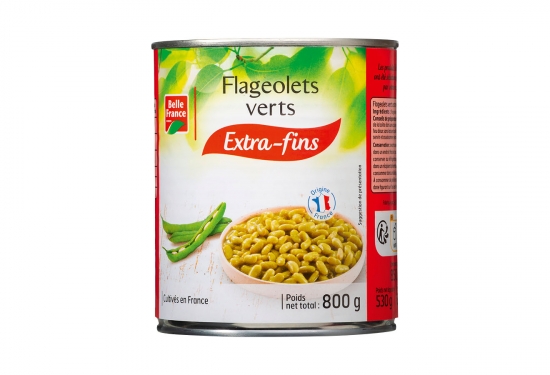 4/4 Flageolets verts extra-fins