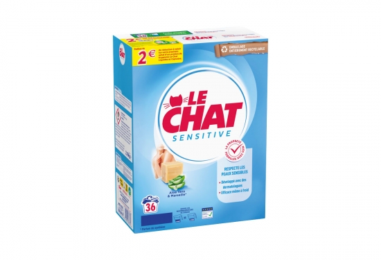 Lessive en poudre Le Chat Sensitive