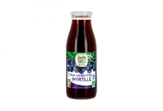 Pur jus de myrtille sauvage