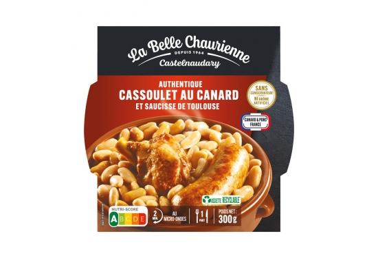 Authentique cassoulet au canard et saucisse de Toulouse