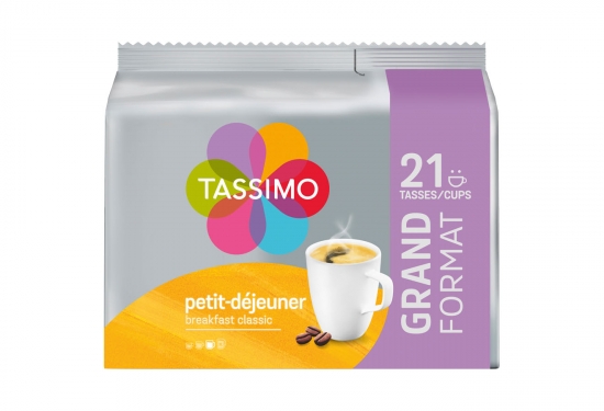 21 dosettes petit déjeuner