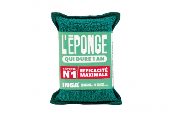 Éponge lavable grattante