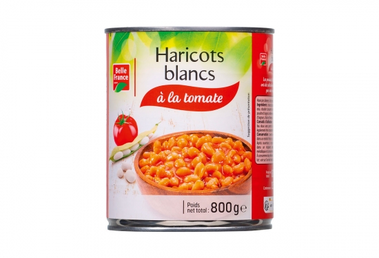 4/4 Haricots blancs à la tomate