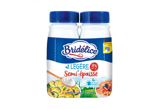 Crème semi-épaisse légère 18% MG
