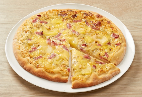 Pizza Munster lardons