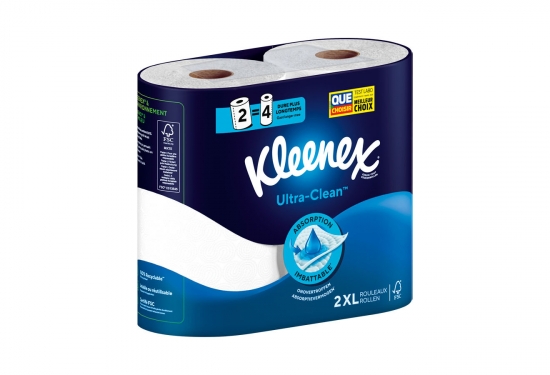 2 maxi rouleaux d'essuie-tout Ultra clean
