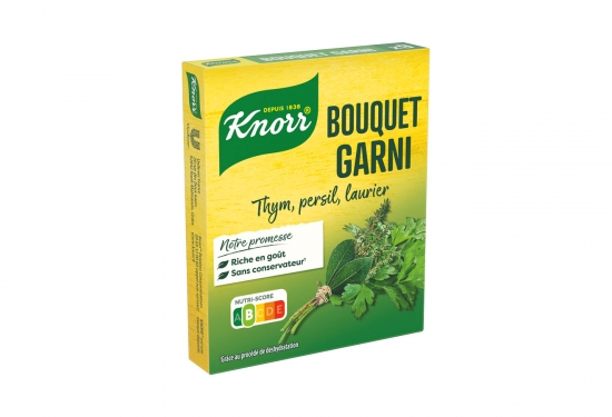 Bouillon bouquet garni thym, persil, laurier