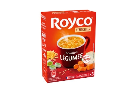 Bouillon légumes & vermicelles