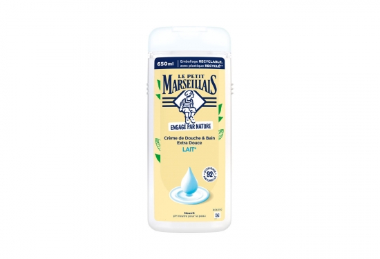 Crème de douche et bain extra douce lait